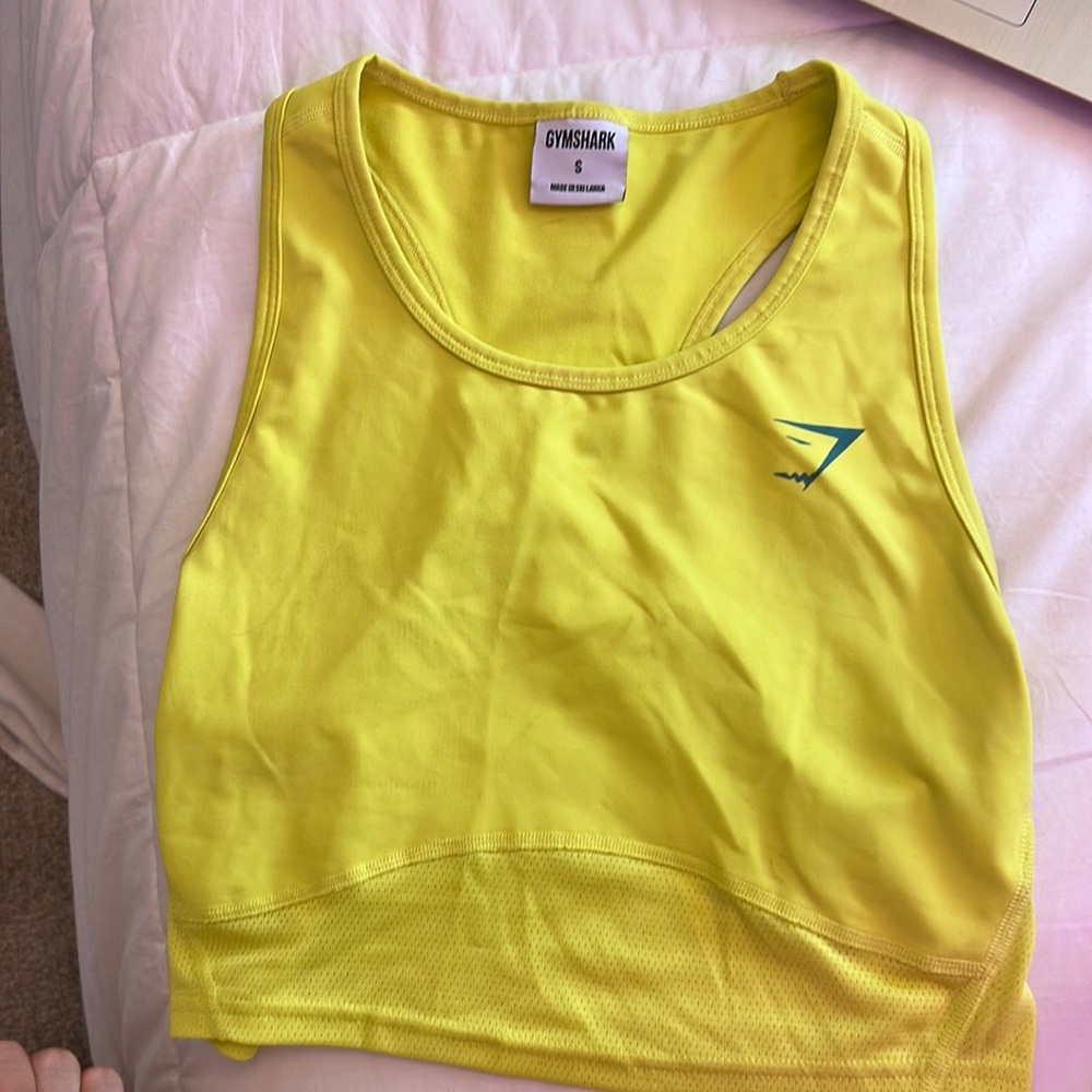 Gymshark, green, women’s small tank top